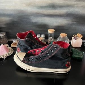 custom high top converse